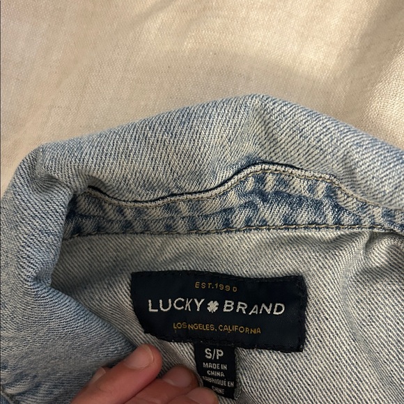 Lucky Brand Light Wash Denim Jacket - Picture 2 of 4